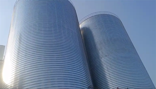 五指山2座混凝土高架卷板仓